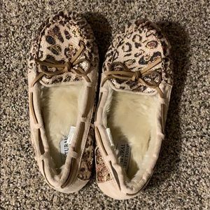 Brand new cheetah moccasins
